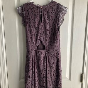 Xhilaration Plum Lace Dress